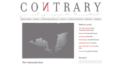 Desktop Screenshot of contrarymagazine.com
